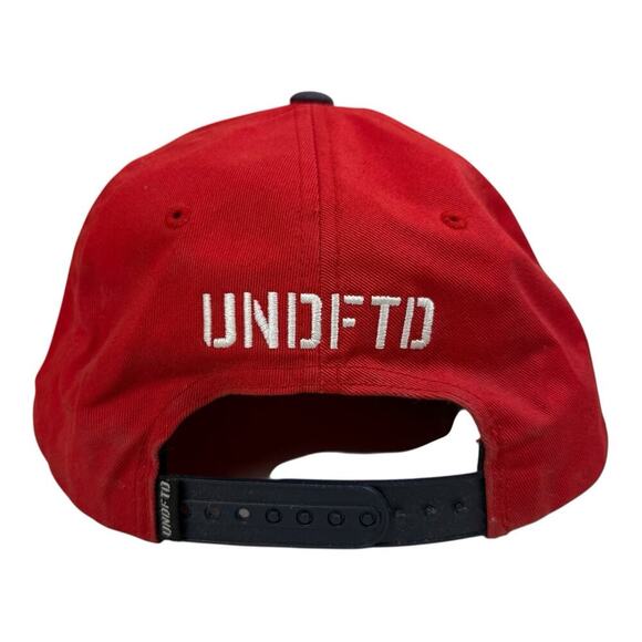Undefeated Hat Cap Mens Snapback Red With Logo Graphic Street Wear - Picture 7 of 10